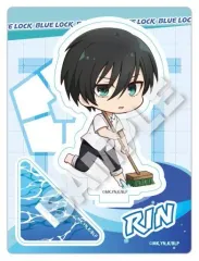 【中古】アクリルスタンド・アクリルパネル 糸師凛(プール掃除 Ver.) ミニキャラスタンド 「ブルーロック」