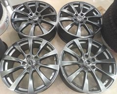 Lefinada 7.5J×18 5H114.3 中古アルミホイール4本セット