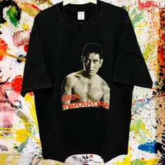 半袖 オーバーサイズド コットン Tシャツ 高倉健 × 永樂屋 ブラック 半袖 オーバーサイズド コットン Tシャツ 高倉健 × 永樂屋