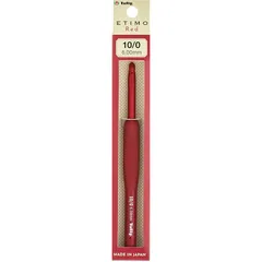 かぎ針 『ETIMO Red(エティモレッド) クッショングリップ付きかぎ針 10/0号 』 Tulip チューリップ レッド TED100
