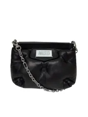 メゾンマルジェラ グラム スラム S56WF0161 ショルダーバッグ ブラック チェーン クラッチバッグ ITQFSWFOJBZ5