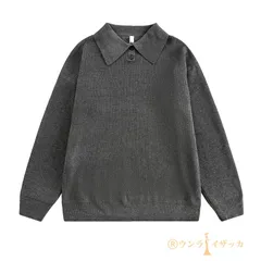 ニットポロシャツ セーター ニット メンズ おしゃれ 大人 カジュアル ゴルフウェア 長袖ニット 暖かい 無地 ニットソー  ポロシャツ 襟付き nuol877