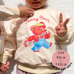 【新品未使用】キッズ　ベビー　長袖　プリント　スウェット　トレーナー　90cm 100cm 110cm 120cm 130cm 140cm