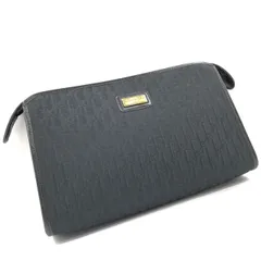 【1点限り!! 極美品!!】Christian Dior クリスチャンディオール トロッター クラッチバッグ ブラック セカンドバッグ レザーのサムネイル