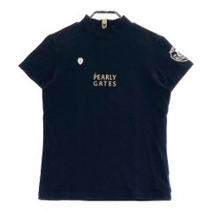 専用！美品✨パーリーゲイツ ハイネック モック シャツ✨ネイビー0