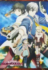 【中古】タペストリー [単品]ルドガー＆ジュート＆ミラ＆エル ufotable描き下ろしB2タペストリー 「PS3ソフト テイルズ オブ エクシリア2」 ファミ通DXパック 初回特典