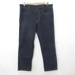 アディダス adidas テーラーメイド パンツ ゴルフ スポーツウェア ロング丈 ロゴ 刺繍 ストレッチ 紺 ネイビー 88