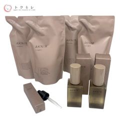 【トクキレ】未使用 AKNIR アクニー 薬用シャンプー・トリートメント・スカルプセラム＋スポイト 7点セット 育毛ケア