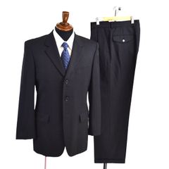 5TA039】ポールスミス Paul Smith LONDON 3つボタン シングル スーツ Y6 / M ブラック 袖口4つ釦 ツータック 春夏秋対応 SQ-FT17592【中古】【メンズビジネス】202501