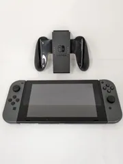 ％【通電確認済】Nintendo Switch 本体 グレー HAC-001 /ジョイコングリップ【ゲーム機本体】【2】