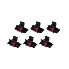 電卓用インクローラーIR40T（互換）6個パック（赤/黒　2色）