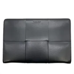 ボッテガヴェネタ BOTTEGA VENETA マキシイントレチャート アルコドキュメントケース ブリーフケース カーフ ブラック メンズ【中古】のサムネイル