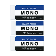 【3個セット】トンボ鉛筆　TOMBOW MONO　 モノ　消しゴム　PE-07A