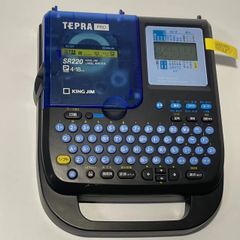 【電池にて印刷確認済み 　現状品】KING JIM テプラ PRO SR220 ラベルプリンター 本体のみ7
