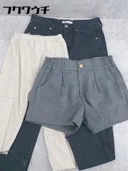 ◇ LOWRYS FARM まとめ売り3点セット サイズF&サイズM パンツ レディース 【中古】 【1002800896110】