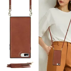 新品 ファスナースタイル 強磁性 付きの専属ストラップ同梱なので ケース iPhone iPhone iPhone 7 7 7 plus iPhone ケース 財布型 ケース ケース ケース カバー ケース ケース おしゃれ スマホ携帯ケース Plus 耐汚れ