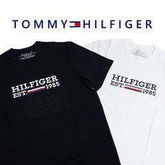 トミーヒルフィガー TOMMY HILFIGER Tシャツ フロント ロゴ 半袖 メンズ 丸首 09t4508