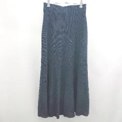 ◇ Θ Mila Owen ミラ オーウェン シンプル系 膝丈 タイト スカート サイズ1 ネイビー系 レディース E  【1507250003922】