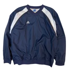 《adidas》アディダス プルオーバー ジャケット ゴルフ ナイロン (Lサイズ)