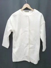 ◇ ◎ ●未使用● OSHARESTA TOKYO オシャレスタ タグ付き 長袖 コート サイズL ホワイト レディース P 