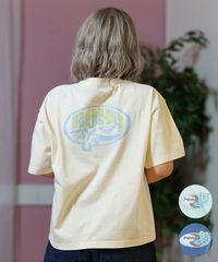 【ムラスポ公式】新品 ROXY ロキシー 半袖 Tシャツ レディース バックプリント レトロデザイン ゆったりシルエット RST252042