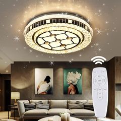 LED シーリングライト 水晶LEDライト 欧風 シーリングライト 45W 8~10畳 無段階調光調色タイプ 常夜灯 モード メモリ機能 LED 照明器具 電球色 昼光色 3000k-6000k 北欧 和風 和室天井 玄関 門灯 廊下 和室 照明 おしゃれ 0