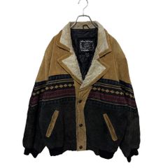 80s 90s レザージャケット ニット オルテガ チマヨ ネイティブ 希少