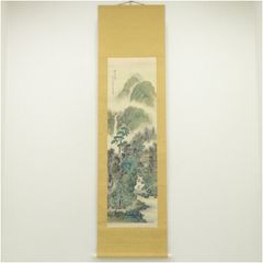 中国 寒山寺 かんざんじ 風景画 掛軸 古美術 年代物 - メルカリ