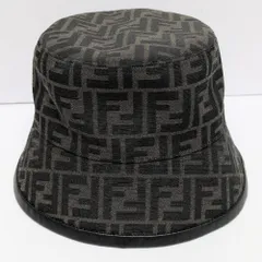 高級 人気 フェンディ ズッカ柄 バケットハット FENDI フェンディ バケットハット FXQ801 ALHD レディース FF柄