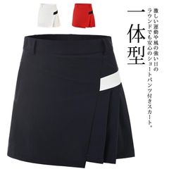 スカート 春 インナーパンツ付き スカート インナーパンツ一体型 ゴルフウェア ゴルフ スカート ストレッチ ゴルフ女子 レディース 大人 スポーツウェア ミニスカート 運動 ランニング ゴルフウェア#gurug573375