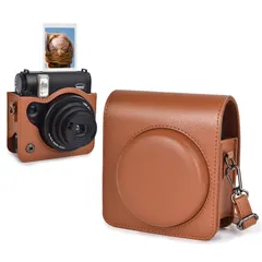 新品 Rieibi instax mini99 ケース 、チェキ インスタントカメラ mini 99 ケース FUJIFILM チェキフィルム インスタックスミニ99 instax mini99 カメラケース チェキカメラ保護カバー PUレザー 調節可能なショ