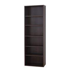 【新着商品】本棚 棚板耐荷重7kg シェルフ ダークブラウン ラック 幅58.1 フリー ベーシックな 高さ179.7 文庫本サイズなら前後に並べて収納できるシンプル 奥行29.2cm コミック AMZ-1860DK 白井産業