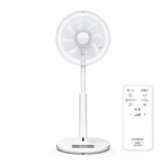 扇風機・スリムファン(コンパクト扇 DCモーター)HEF-DC700B ：日立の家電品