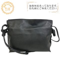 LOEWE ロエベ フラメンコ クラッチバッグ アナグラム ポーチ ショルダーバッグ バッグ カバン 斜めがけ 肩掛け ブランド レディース ブラック レディース おすすめ 人気