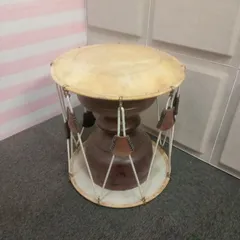 韓国太鼓 チャング チャンゴ 打楽器 直径約40cm バチ付き ケ