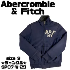 ★訳あり★Abercrombie & Fitch アウター 上着 ブルー サイズS 送料無料 古着