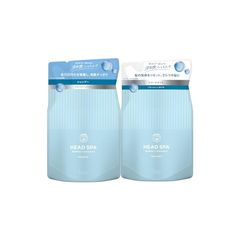 h&s 深体験ヘッドスパ (エイチアンドエス) h&s深ヘッドスパ シャンプー&トリートメント 350g+350g 詰め替えリフレッシュ×さらつや 【セット買い】