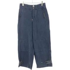 CASEY VIDALENC ケイシーヴィダレンク シルクデザインパンツ  インディゴ 38のサムネイル