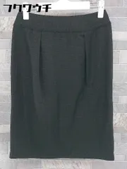 ◇ ●新品● ◎ OPAQUE.CLIP タグ付き バックジップ 膝丈 タイト スカート サイズ36 ブラック レディース 【中古】 【1104080002516】