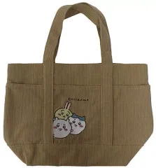 【中古】バッグ ちいかわ＆ハチワレ＆うさぎ(ベージュ) コーデュロイトートバック 「ちいかわ なんか小さくてかわいいやつ×しまむら」