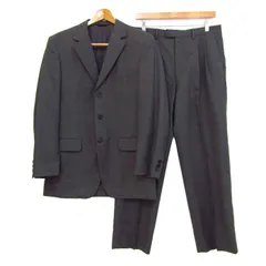 ポールスミス スーツ セットアップ 上下セット ジャケット パンツ ウール 記名有 メンズ Lサイズ グレー Paul Smith 【中古】