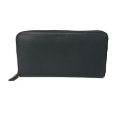 PRADA プラダ サフィアーノ ジップアラウンドウォレット ネイビー  