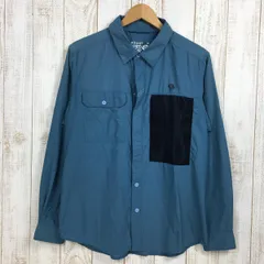 【Men's M ブルー系】 Mountain Hardwear ( マウンテンハードウェア ) コア プレシェル シャツ Kor Preshell Shirt ウィンドシェル OE1242 Men's 336 Cloudburst 化繊