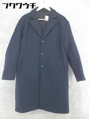 ■ SENSE OF PLACE by URBAN RESEARCH 長袖 チェスターコート サイズM ネイビー メンズ 【1002802258213】