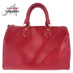 LOUIS VUITTON ルイヴィトン エピ スピーディ25 カスティリアンレッド ゴールド金具 レザー M43017 ハンドバッグ 408380【中古】