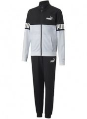 プーマPUMAジャージセットアップ★白x黒140新品