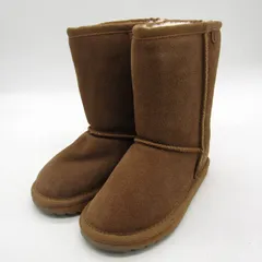 エミュー ブーツ 未使用 K10102S WallabyLo 靴 シューズ キッズ 女の子用 K10/15サイズ キャメル EMU Australiaのサムネイル