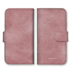 iPhone8 iPhone7 ケース 手帳型 アイフォン8 アイフォン7 スマホケース 携帯ケース 韓国 くすみカラー ピンク 大人女子 大人可愛い ビンテージレザー風 ほぼ無地 シンプル カラー09