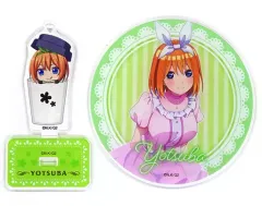 【中古】雑貨 中野四葉 ミニアクリルスタンドマスコット+アクリルコースターセット 「五等分の花嫁∬×ローソン」 Loppi・HMV＆BOOKS online限定