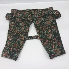 ◇ Θ AS KNOW AS アズノゥアズ 花柄 ノースリーブ ベスト サイズF ブラック レディース E  【1503050000222】のサムネイル